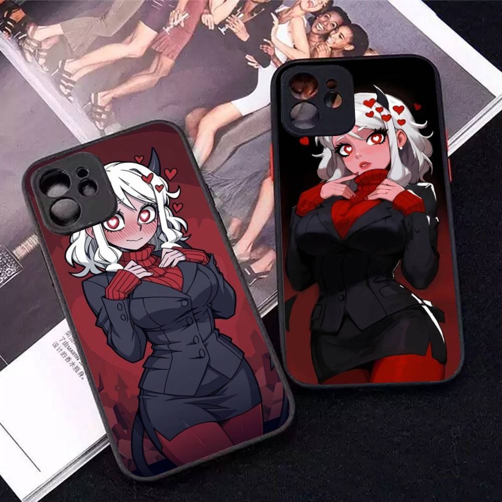 Classic Game H-helltakerS Anime Phone Case For IPhone 14 11 12 13 Mini Pro Max 8 7 Plus X XR XS MAX Translucent Matte Cover