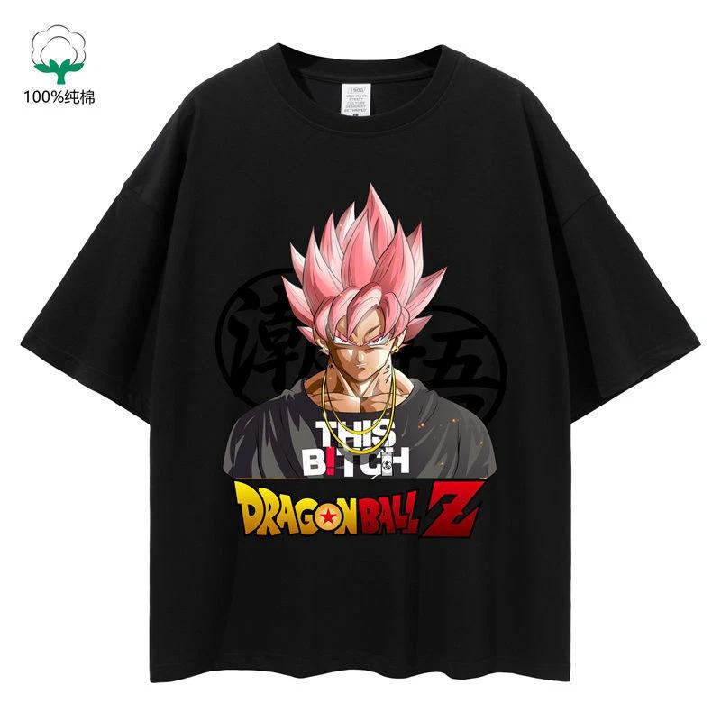 

Dragonball Z Косплей Аниме Манга Футболка Майка Хлопок XL