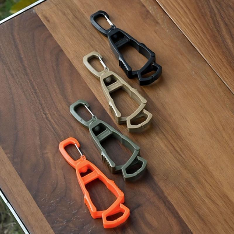 Multipurpose Clip Hook for Outdoor Organization Plastic Clamps with Nonslip Grip for Camping Hiking Accessories