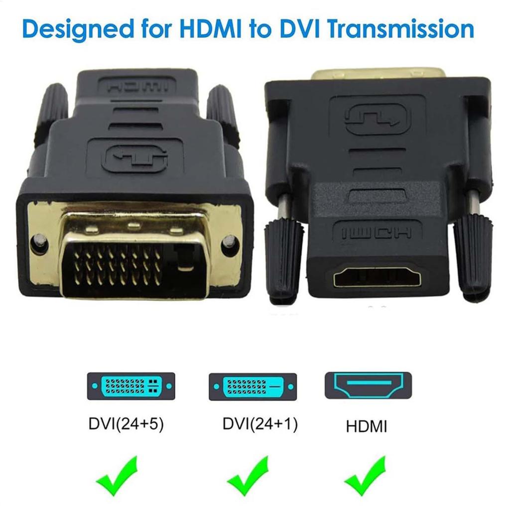 Bi-Directional H DMI Male To DVI Male Adapter H DMI-interface To DVI-I/DVI24+1 Adapter DVI-I 1080P Male To Male Converter