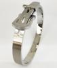 OEM/ODM Custom Logo Trendy Stainless Steel Bangle Belt Buckle Style