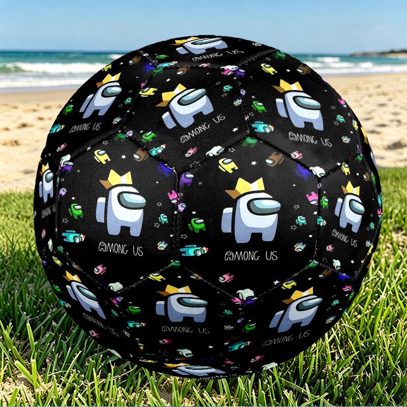 Among Us Print Size 5 Soccer Ball, PU Wear Resistant Football for Match Training and Daily Practice, Birthday Gift for Soccer Fans