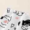 Cute Cat Cartoon Pet Cat Kitten Bathroom Curtain,Cat Paw Print Cat Lover Bath Curtain Polyester Waterproof Bathroom Curtain Wi