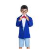 Scione Anime Cosplay Kostümü Dedektif Conan Tam Set 5 Parça Cosplay Kıyafeti Mavi Üniforma