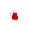 5pcs Mini Knitted Christmas Hat  Cake Toppers Christmas DIY Finger Hat for Christmas New Year Party Cake Decoration Supply