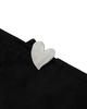 THEMUSEUMVISITOR Double Heart Half Pants (Black)