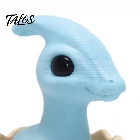 Talos Dinosaur Egg Clicker Fidget Toy, 3D Printed Dino Eggshell Finger Clicker, Pocket Size Push Button Toy for Anxiety Stress Relief