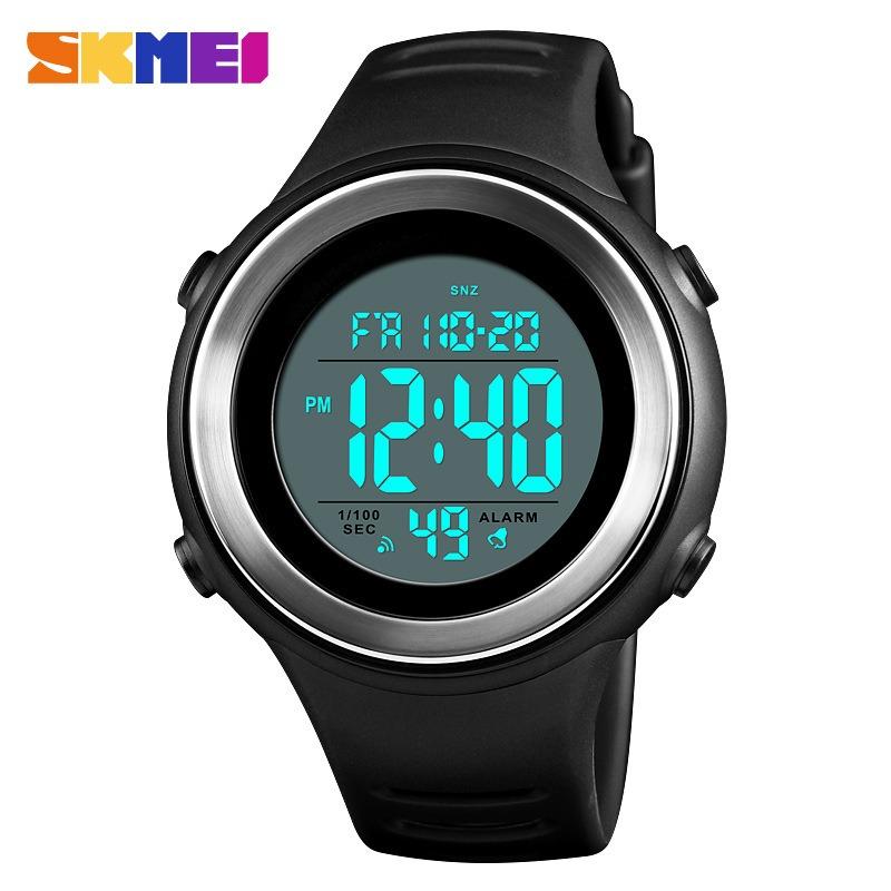 New product trend watch men, outdoor sports fashion waterproof stopwatch luminous alarm hour electronic watch
