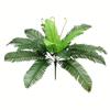1pc,Artificial Plant, 18 Head Of Lron Leaves, Simulated Silk Cloth GreenPlanting, Iron Tree Leaves,Loose Tail, Palm Leaf Plant W