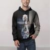 Spring And Autumn Men's And Women's 3D Printed Tiger And Cat Casual Trendy Cool Top Pullup Collar Pullover Men's Wear