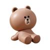 Brown Bear Cartoon Phone Holder & Desktop Ornament for Home and Office Decoration