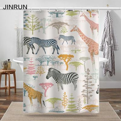 Bathroom Thickened Waterproof Curtain Mildew Proof Shower Curtain Shower Partition Curtain Shower Curtain Bathroom Curtain Free Perforation