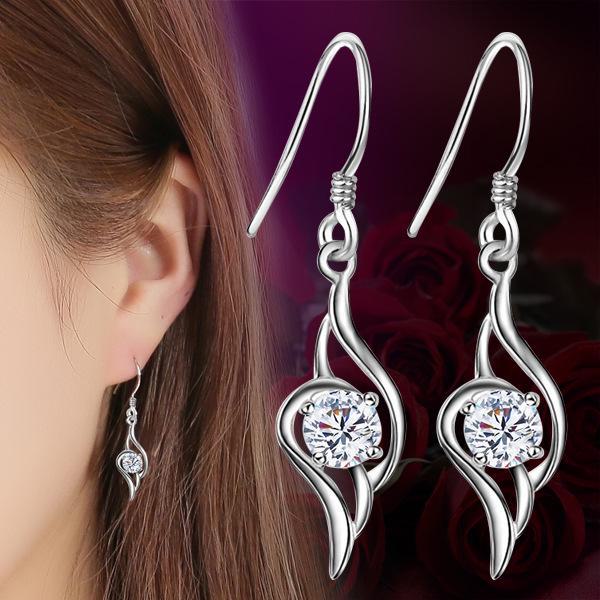 

Серьги Tianyu Silver Angel Wings - популярные серебряные украшения белый