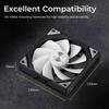 TRYX Silent PC Case Fans X ROTA SL ARGB Reverse 120 Series with ARGB Reverse Black Domestic (120mm 3) 3-Pack LEDs, Rotation, [Authorized Distributor]