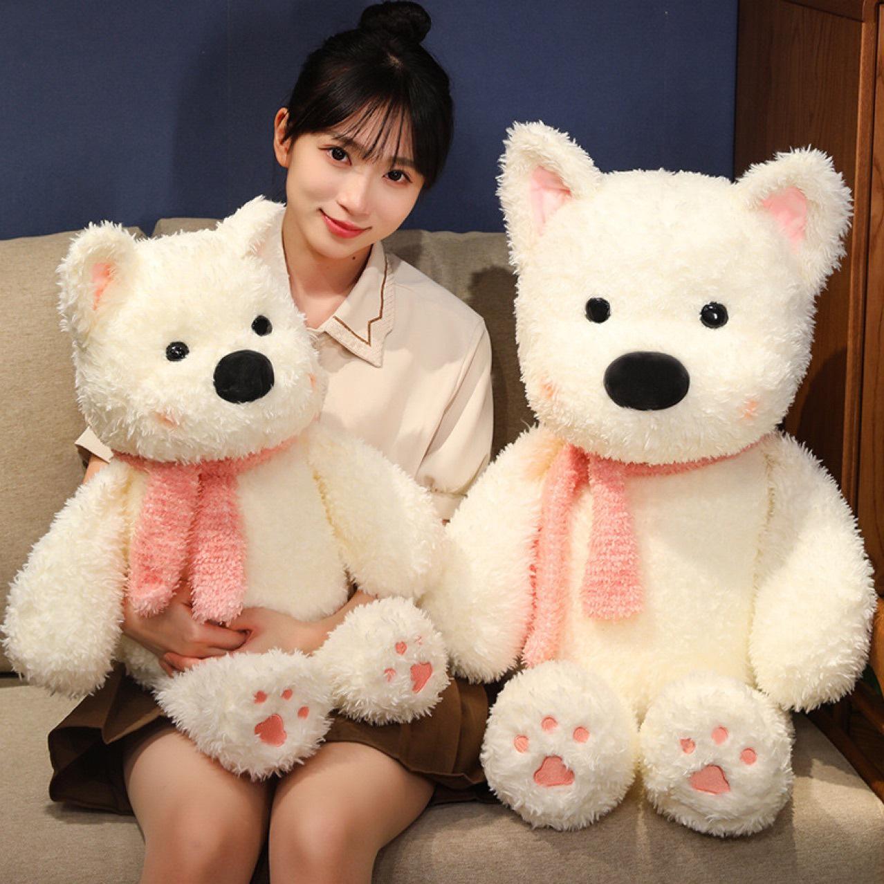 Adorable West Highland Terrier Plush Toy: Creative Kids  Puppy Doll Birthday Gift 30cm [0.15kg]