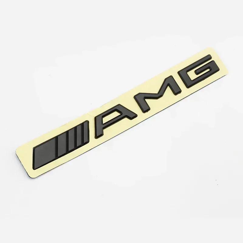 

Hot 2025 For AMG W124 Car AMG Tail Letter Badge Stickers Accessories For Mercedes Benz W124 W211 W212 W210 W205 W203 W204 W126 W чёрный