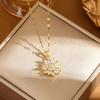 Collana Estiva da Donna in Acciaio di Titanio 18k, Raffinata e Inossidabile - Semplice, Versatile Catena per la Clavicola