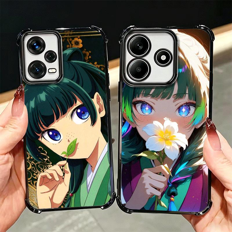 A-Apothecary D-Diaries Anime Plating Phone Case For Xiaomi Redmi Note 14 15 Pro Plus 13 12 11 11S 11T 10 9S 9 5G Anti-Fall Airab