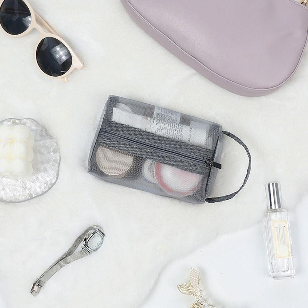 Transparent Makeup Bag Zipper Shaving Bag Duty Travel Organizer  Travel