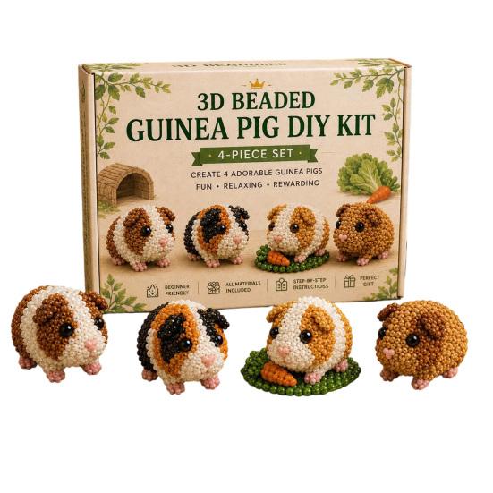 Animale con Perline 3D Carino Kit Fai da Te con Perline Rana Alpaca