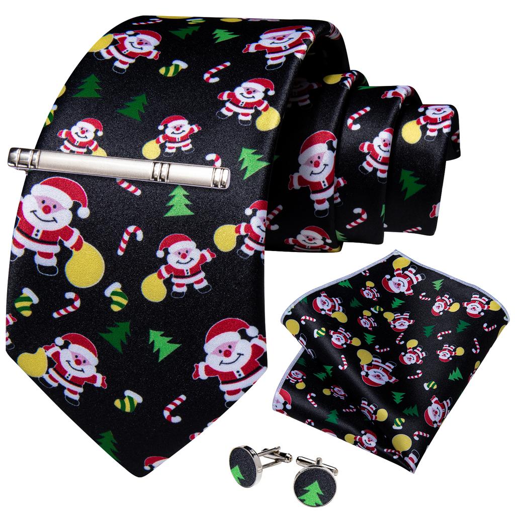 US Slik Mens Tie Clip Set Purple Striped Necktie Pocket Square Cufflinks Wedding