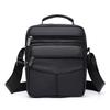Men's Small Leather Shoulder Crossbody Bag Business Casual Travel Mini Sling Bag