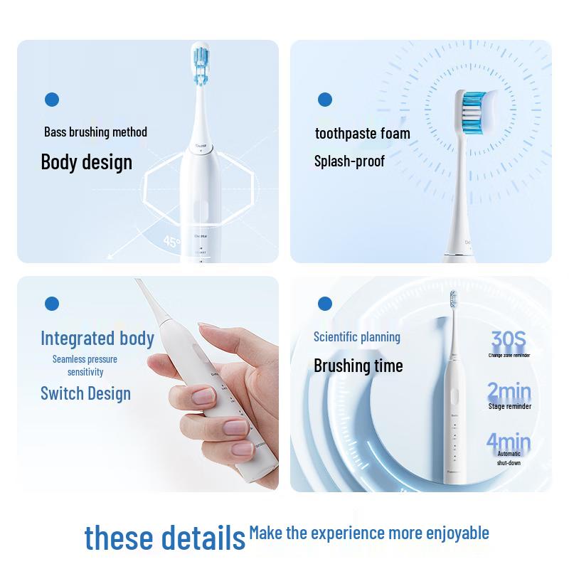 Panasonic Sonic Electric Toothbrush EW-DC031 CN plug (adapter included)