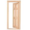 1:12 Puppenhaus Mini Holztür für Puppen DIY Puppenhaus Möbelzubehör