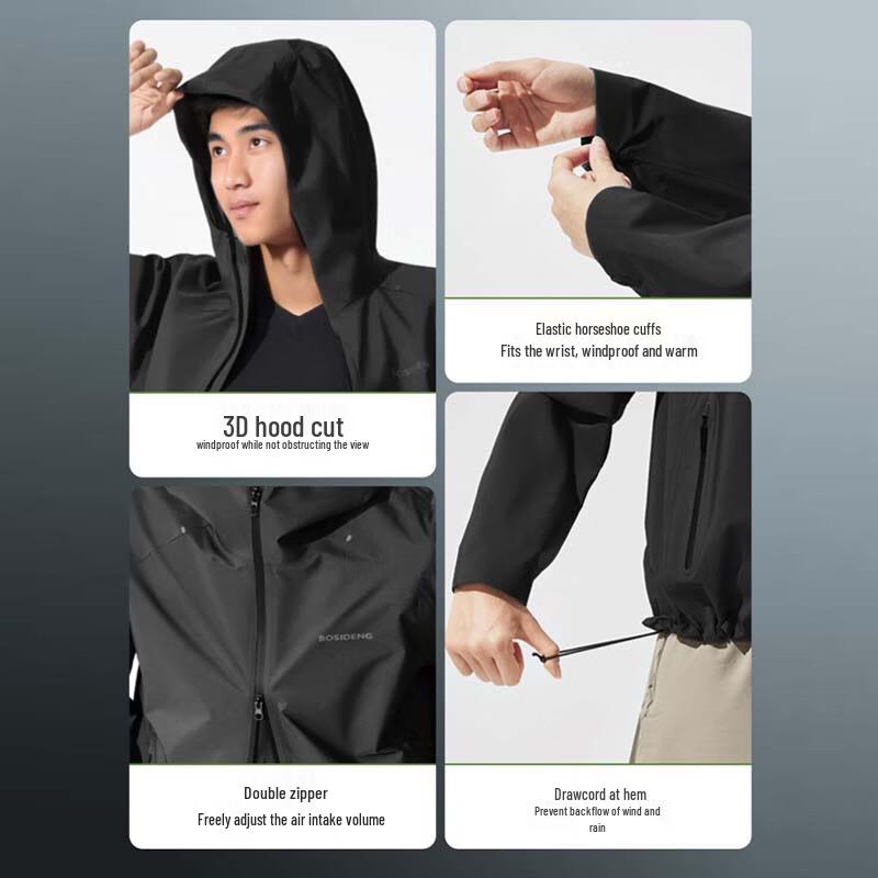 BOSIDENG B250512200 Regular Outdoor Windbreaker Jacket