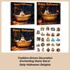 2025 Halloween Countdown Calendar 24PCS Acrylic Ghosts Bubble Bath Decorations Horror Ghosts Reading Books Advent Calendar