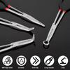 4Pcs Hose Gripper Plier Carbon Steel Long Reach Straight Spark Plug Removal Pliers Car Electrical Disconnect Plier Hose Clamp