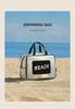 Waterproof Sports Swim Bag with Wet/Dry Compartments, Large Capacity Beach & Yoga Fitness Bag