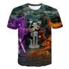New Naruto Cartoon Character 3D Digital Printed Men's Cartoon T-shirt