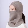 New Autumn and Winter Cold-proof Mask Outdoor Riding Ear Protection Face Protection Scarf Integrated Hat Plus Velvet Thickened Warm Windproof Hat