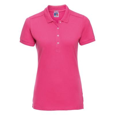 Womens/Ladies Stretch Short Sleeve Polo Shirt
