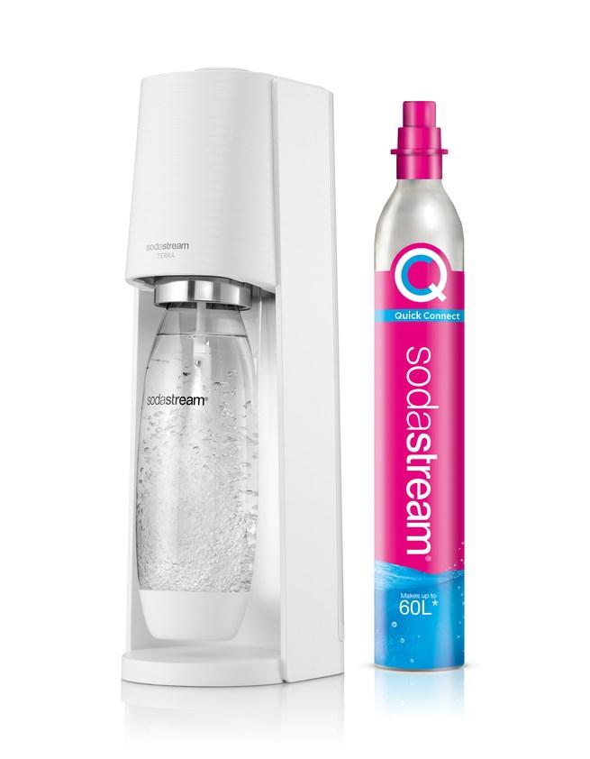 Sodastream Terra Sparkling Water Maker 60L White