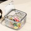 Transparent Acrylic Hair Accessories Storage Box Hair Clip Hair Band Jewelry Makeup Stationery Organizer Box For Home Bathroom