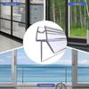 4pcs Home For Bottom Shower Door Seal Strip Glass Screen 4 To 6mm Easy Install
