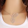 Retro Charm Bohemian Noble Hollow Leaves Pendant Earrings For Women Jewelry Accessories Crystal Earrings