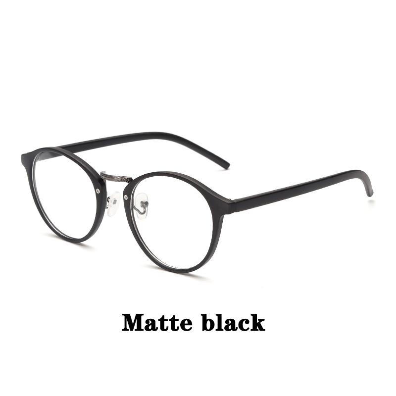 Schlichte Brillenfassung Computerbrille Brille rund transparent Optische Brille Damen Herren Brillengestell für Damen und Herren