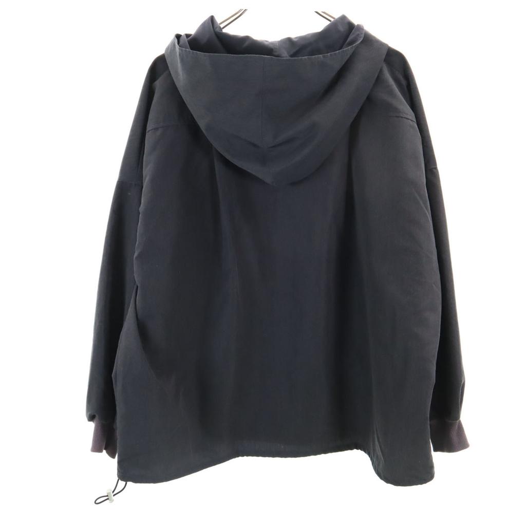 n'Or LABEL Long sleeve Lace up Parker F Navy Women Used