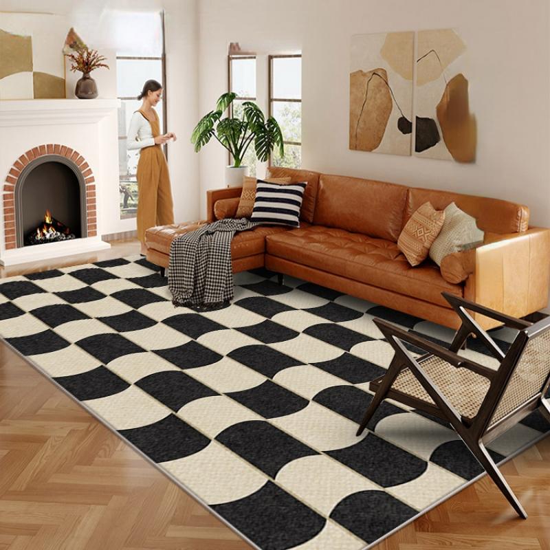 Modern Style Living Room Decoration Waterproof Carpet Large Area Rugs for Bedroom Washable Cloakroom Soft Floor Mat Non-slip Rug