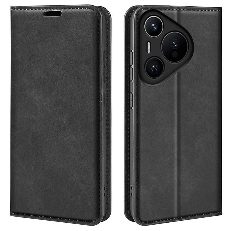 

Для Huawei Pura 70 Pro/Pura 70 Pro+ Чехол Кошелек PU Кожаный Чехол-книжка с ТПУ Ударопрочной Внутренней Оболочкой Black