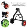 Push Behind Weeds Trimmer with Adjustable Support Wheels Lawn Mower Auxiliary Wheel for Grass Cutter and Brush Cutter