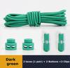No Tie Shoe Laces Suitable for All Shoes Round Spring Lock Elastic Shoelaces Quick Wear in 1 Second Hiking Sports Lazy Shoelace