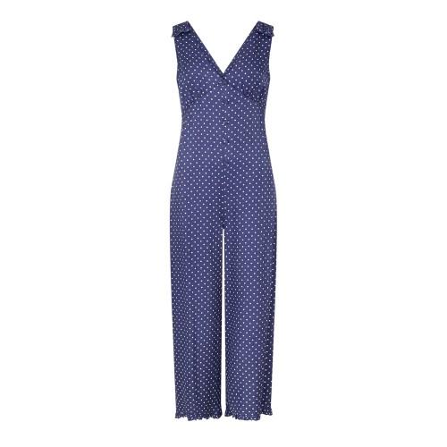 Nobody´s Child Womens/Ladies Polka Dot V Neck Relaxed Fit Sleeveless Jumpsuit