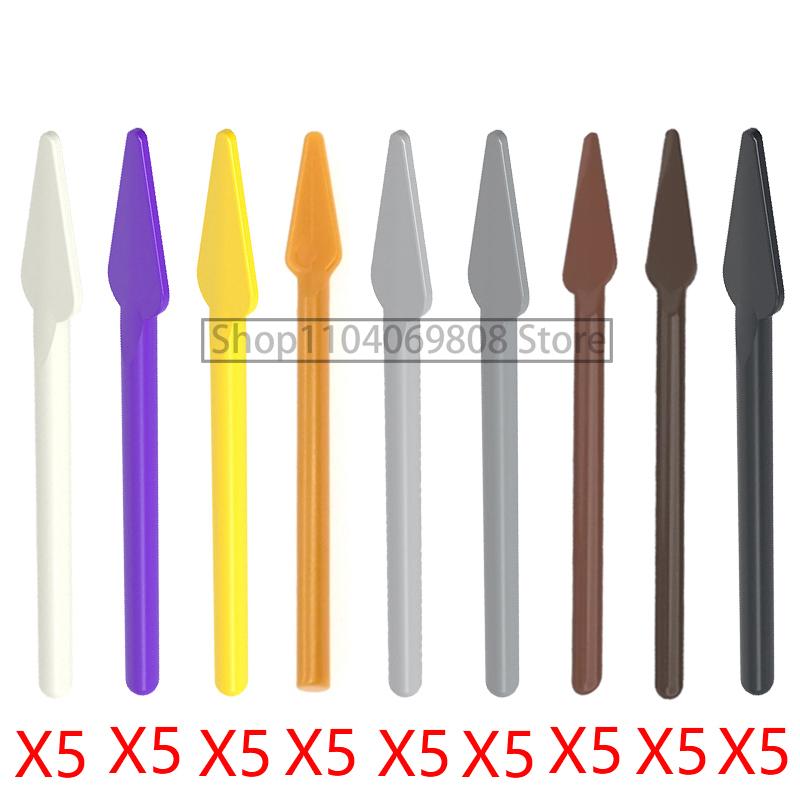 MOC Military Building Blocks Medieval Soldiers Knight Figures Weapons Accessories Witc Hat Helmet Shield Spear DIY Brick Toy T10