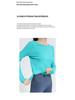 New Autumn/Winter Quick-Dry Slimming Long Sleeve Pilates Yoga Top – Versatile and Flattering Round Neck Sportswear