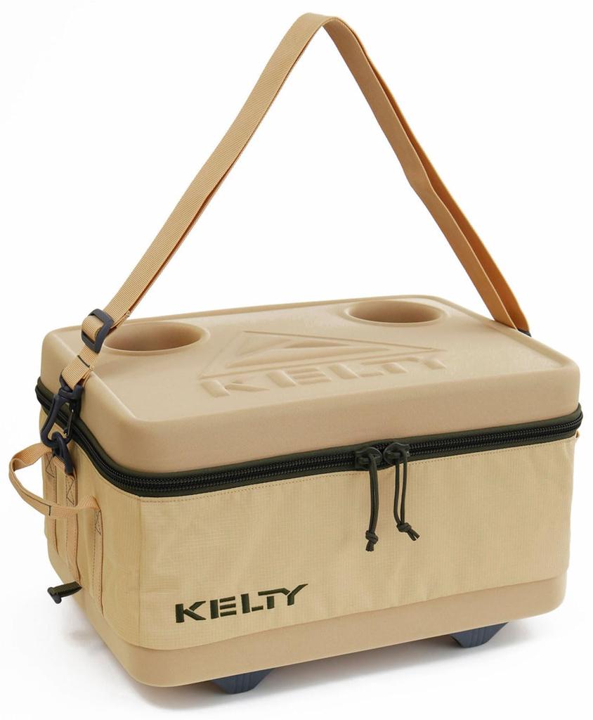 KELTY Outdoor Camping Cooler Box NEW FOLDING COOLER S 35015 Khaki(KHAKI)