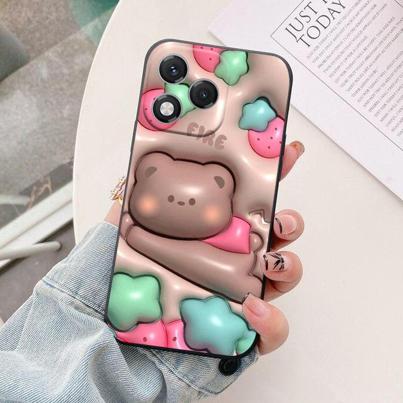 For Honor 400 Lite Case Black Silicon Soft TPU Phone Cases for Honor 400 Lite 5G Protective Back Shells Coque ABR-NX1 400 Lite